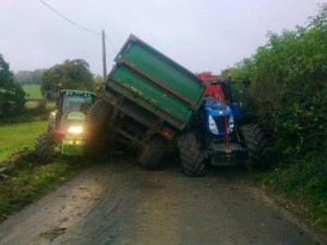 Tractor crash